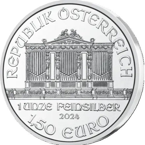 2024 Vienna Philharmonic 1 oz Silver Bullion Coin BU