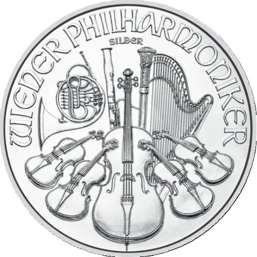 2024 Vienna Philharmonic 1 oz Silver Bullion Coin BU