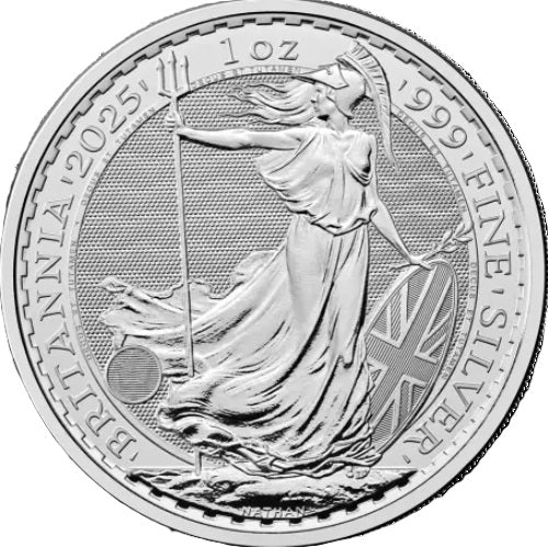 2025 Britannia 1 oz Silver Bullion Coin BU