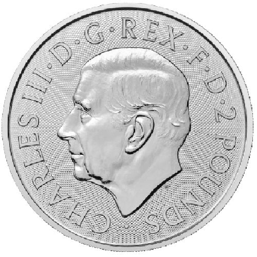 2024 Britannia and Liberty 1 oz Silver Bullion Coin BU