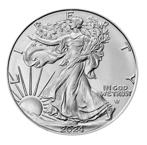 2024 American Eagle 1 oz Silver Bullion Coin BU