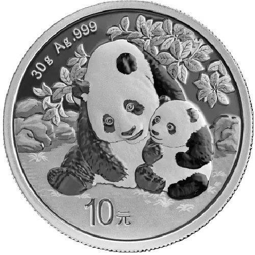 2024 Chinese Panda 30g Silver Bullion Coin BU