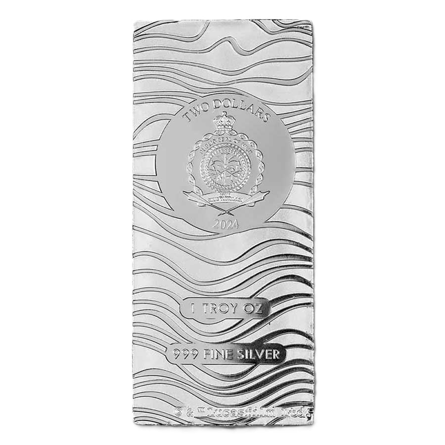 2024 Niue Star Wars: Mandalorian Beskar Bar1 oz Silver Bar