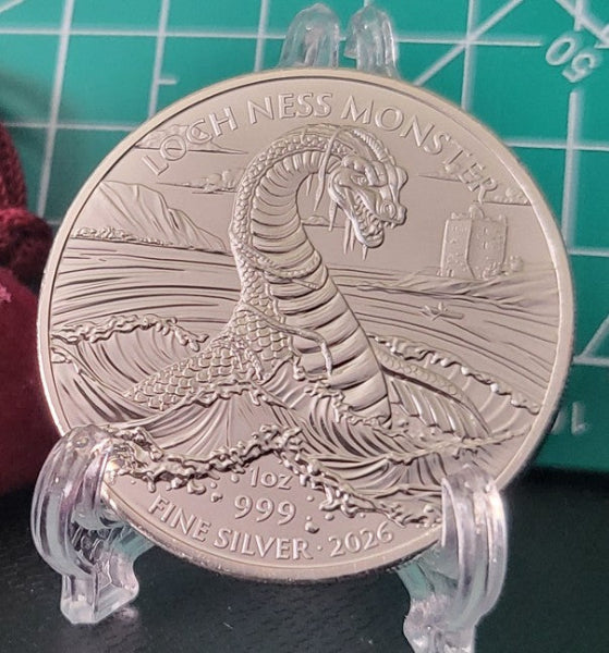 2026 Loch Ness Monster 1oz Silver Bullion Coin